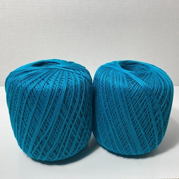 2 Aunt Lydia's Classic 10 Crochet Thread Peacock - Picture 10 of 13